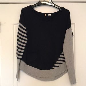 Moth navy and gray sweater